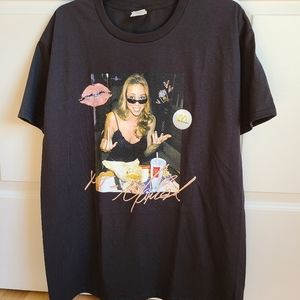 NEW Mariah Carey size L Hanes McDonalds T-Shirt